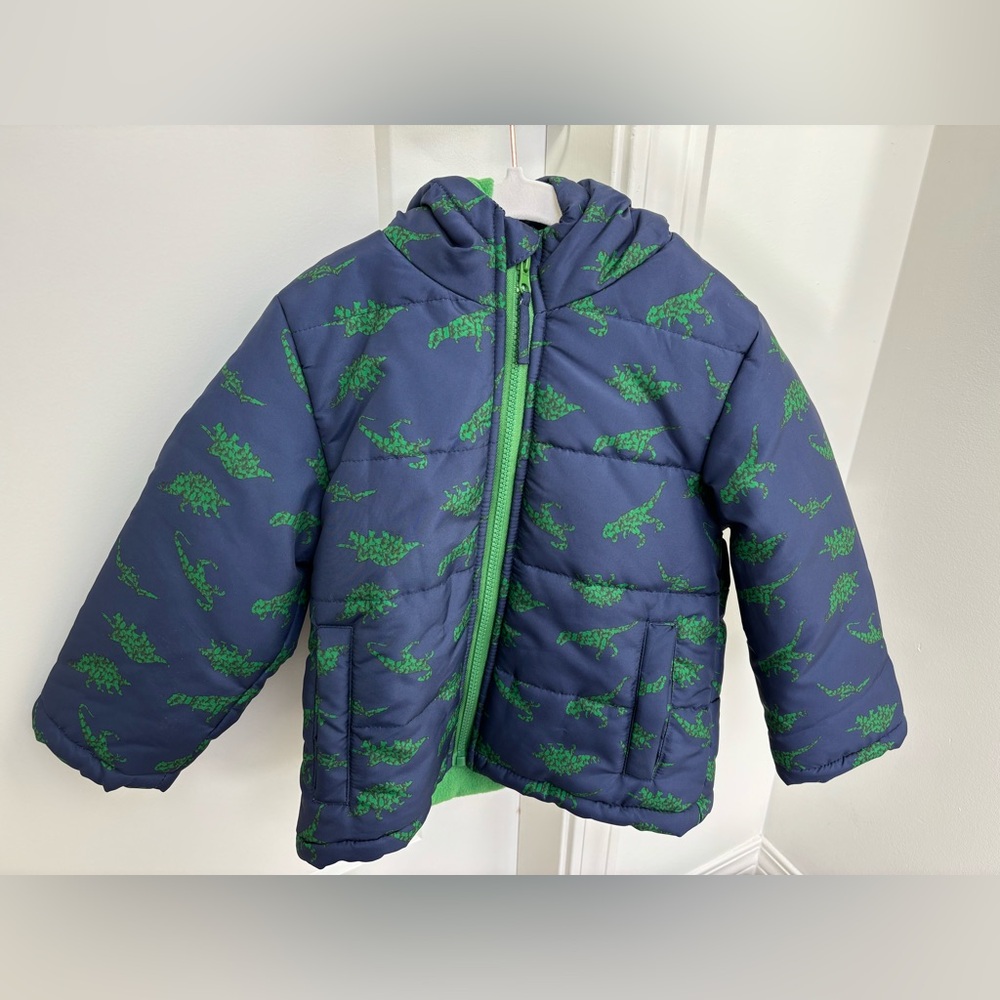 Carter’s Rothschild 3T Dinosaur 3D Spikes Puffer 🦕 🦖